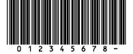 Code 39 with extra spacing in HRCs