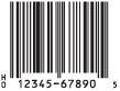 UPC H55 barcode