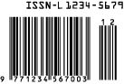 ISSN L +2 barcode
