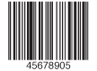 Spec 16 UPC barcode